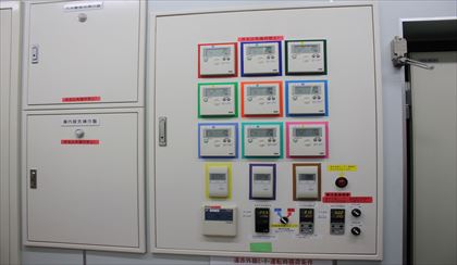倉庫設備コントロールパネル(低温倉庫)